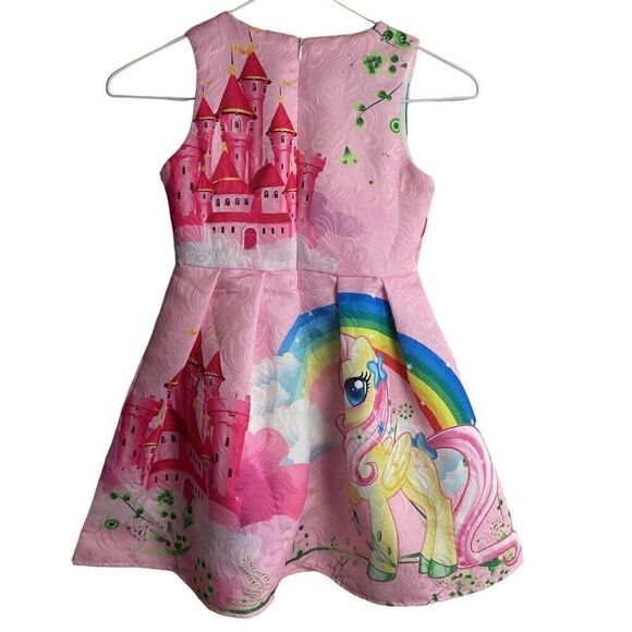 Zhi‎ xuan tong my little pony dress all over print pink girls 5/6 - Picture 2 of 9